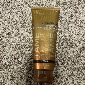 Brazilian blowout thermal straightening balm 8 ounce never used